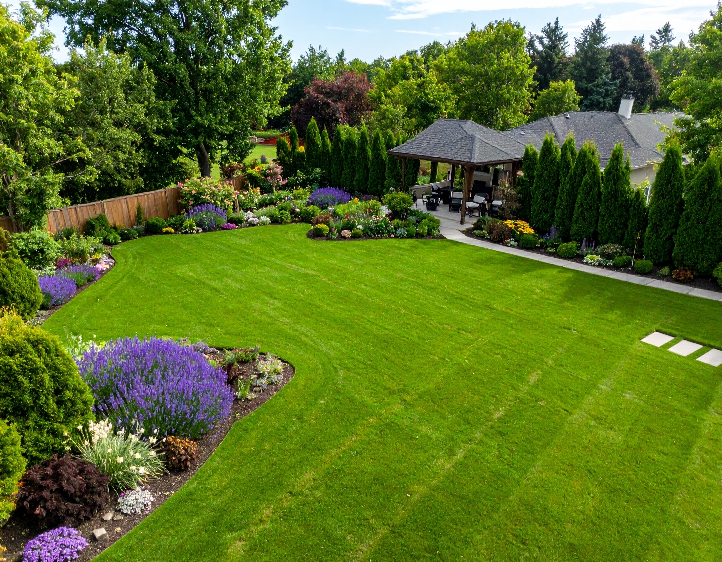 House,In,The,Green,Garden